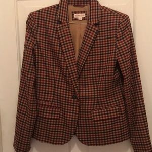 Plaid blazer